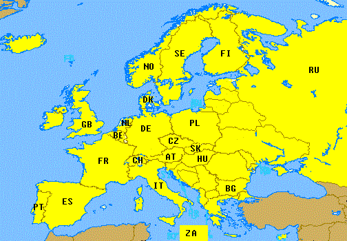 Kaart van Europa